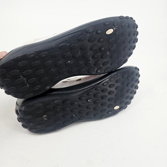 Privo by Clark's White Leather Slip-On Mary Jane Driving Shoe 79181 Womens 8.5 M - Picture 7 of 10